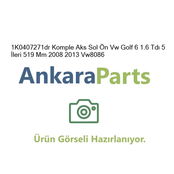 1K0407271dr Komple Aks Sol n Vw Golf 6 1 6 Td 5 leri 5