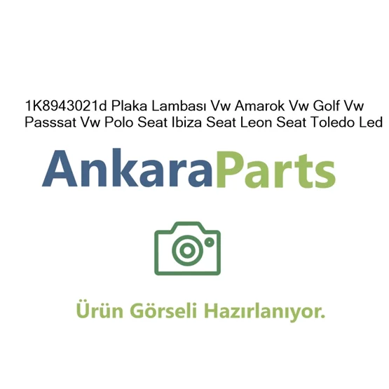 1K8943021d Plaka Lambas Vw Amarok Vw Golf Vw Passsat Vw