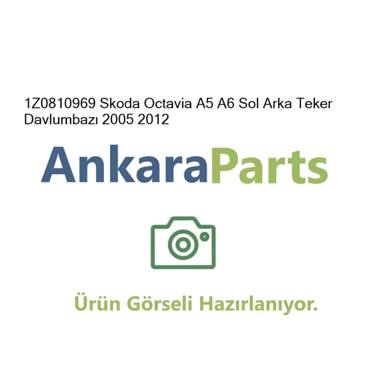 1Z0810969 Skoda Octavia A5 A6 Sol Arka Teker Davlumbaz 2