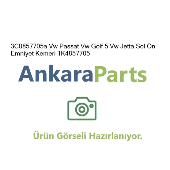3C0857705a Vw Passat Vw Golf 5 Vw Jetta Sol n Emniyet Ke