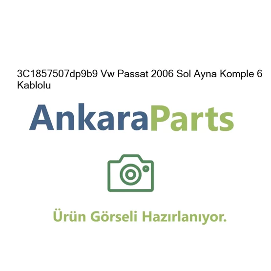 3C1857507dp9b9 Vw Passat 2006 Sol Ayna Komple 6 Kablolu 3