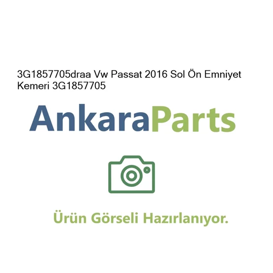 3G1857705draa Vw Passat 2016 Sol n Emniyet Kemeri 3G1857