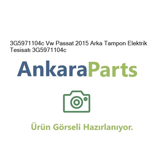 3G5971104c Vw Passat 2015 Arka Tampon Elektrik Tesisat 3