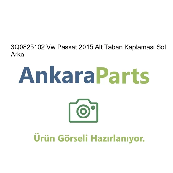 3Q0825102 Vw Passat 2015 Alt Taban Kaplamas Sol Arka 3Q0