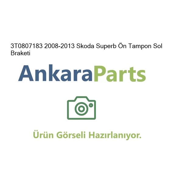 3T0807183 2008 2013 Skoda Superb n Tampon Sol Braketi 3T