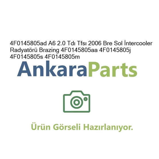4F0145805ad A6 2 0 Td Tfs 2006 Bre Sol ntercooler Rady