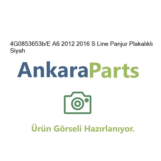 4G0853653b E A6 2012 2016 S Line Panjur Plakal kl Siyah