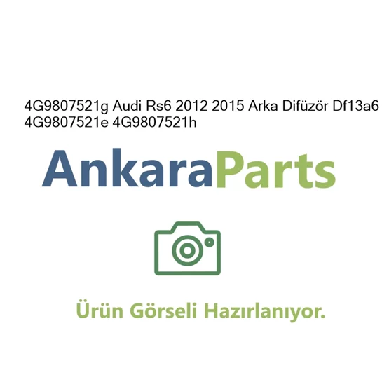 4G9807521g Audi Rs6 2012 2015 Arka Dif z r Df13a6 4G98075