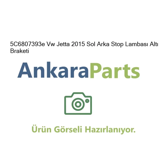 5C6807393e Vw Jetta 2015 Sol Arka Stop Lambas Alt Brake
