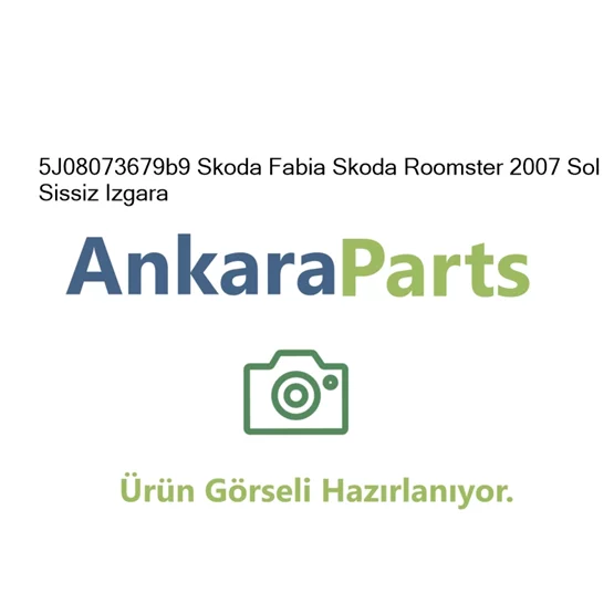 5J08073679b9 Skoda Fabia Skoda Roomster 2007 Sol Sissiz I