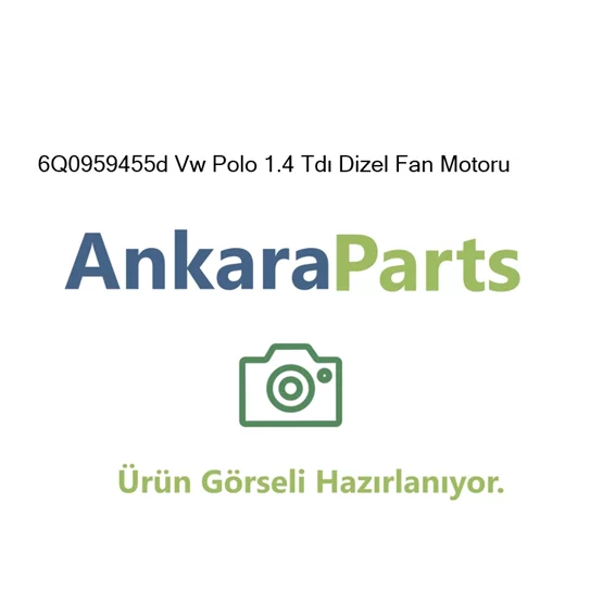 6Q0959455d Vw Polo 1 4 Td Dizel Fan Motoru 6Q0959455d