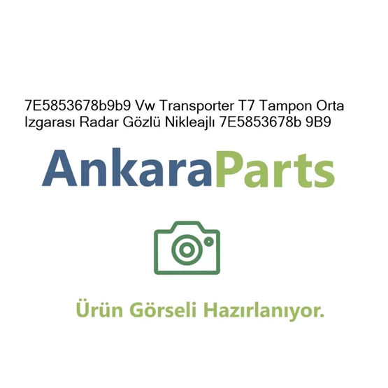 7E5853678b9b9 Vw Transporter T7 Tampon Orta Izgaras Rada