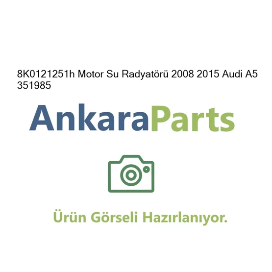8K0121251h Audi A5 2 7 Td 3 0 Td 2007 Radyat r 60317 8