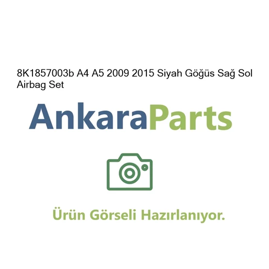 8K1857003b A4 A5 2009 2015 Siyah G s Sa Sol Airbag Set
