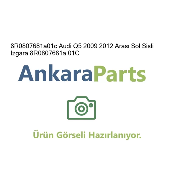 8R0807681a01c Audi Q5 2009 2012 Aras Sol Sisli Izgara 8R