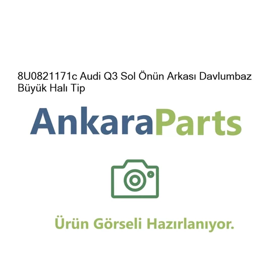 8U0821171c Audi Q3 Sol n n Arkas Davlumbaz B y k Hal T
