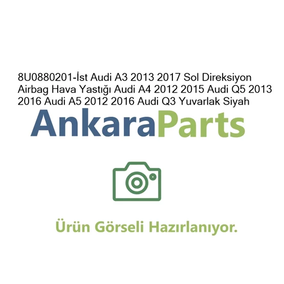 8U0880201 st Audi A3 2013 2017 Sol Direksiyon Airbag Hav