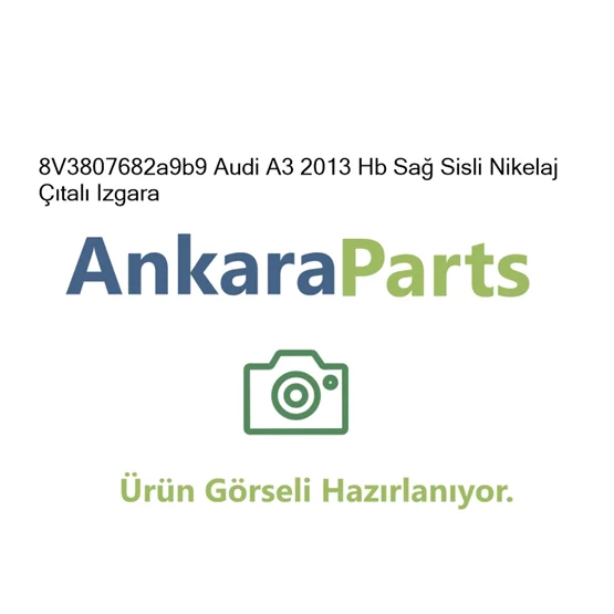 8V3807682a9b9 Audi A3 2013 Hb Sa Sisli Nikelaj tal Iz