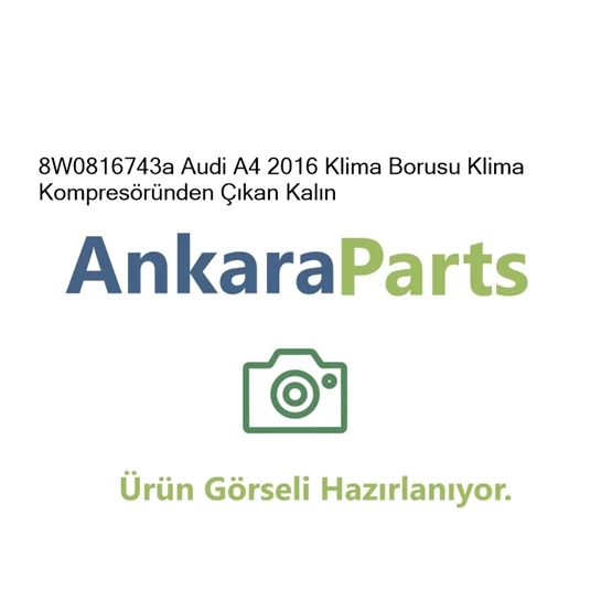 8W0816743a Audi A4 2016 Klima Borusu Klima Kompres r nden